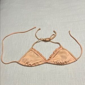 VS ruffle Triangle Bikini Top